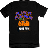 Playoff Pumpkin Black Tee